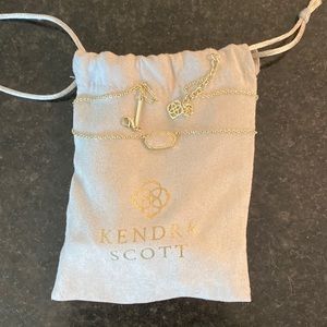 Kendra Scott Druzy Necklace Gold